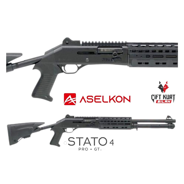 ASELKON STATO4 PRO HYBRİD TELESKOPİK YARI OTOMATİK AV TÜFEĞİ